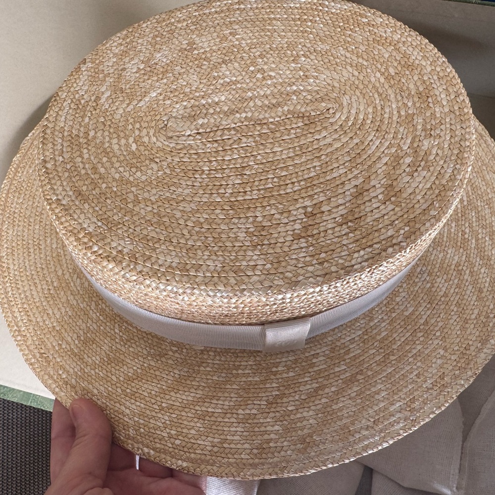 Gucci white ribbon hat - Picture 8 of 8